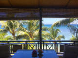 Seaside view from veranda. Vue de pla plage vue de la veranda. Roseharrycove,Seychelles