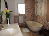 Roseharrycove,Seychelles. Spacious a tastefully decorated en-suite bathrooms.